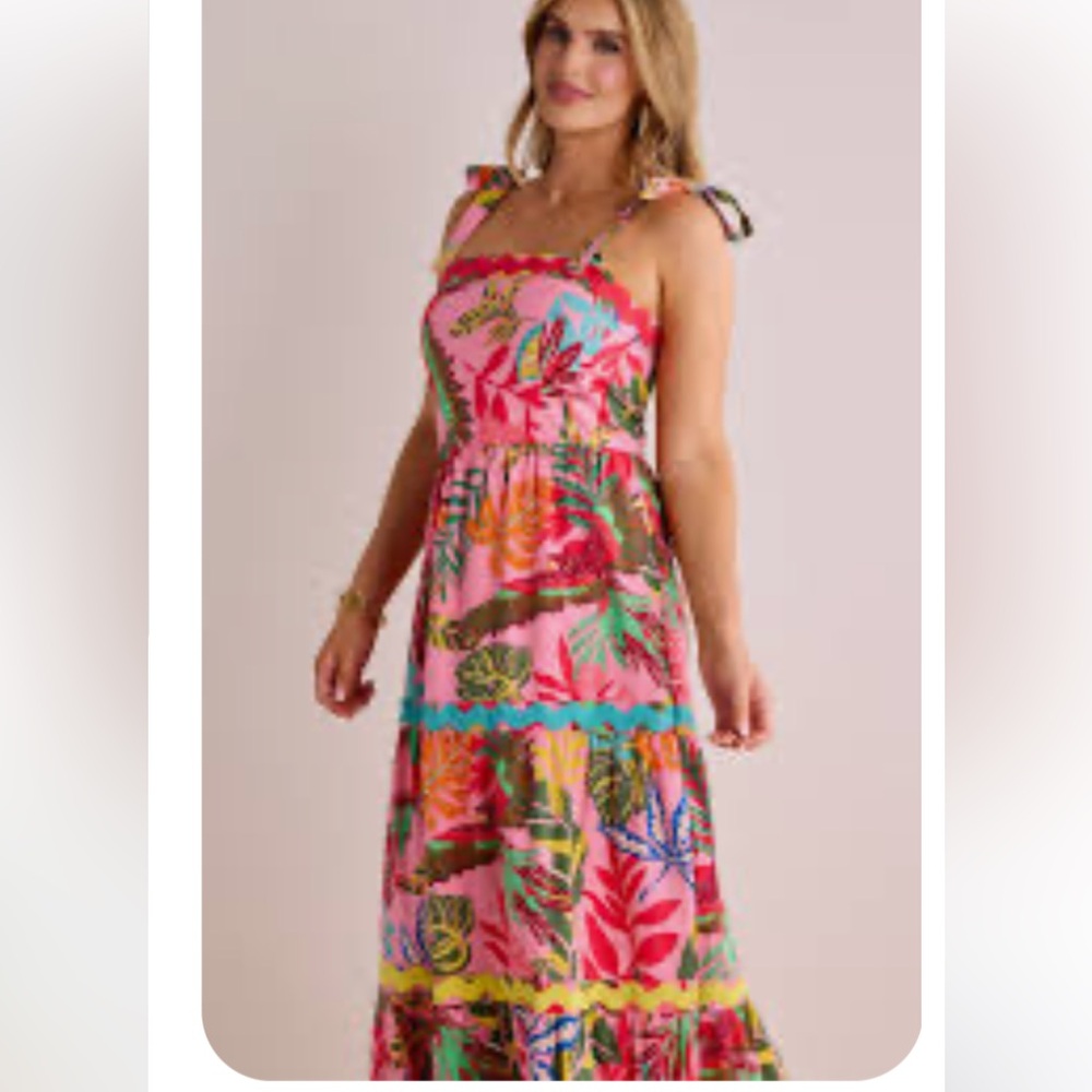 Floral Multicolor Maxi Dress